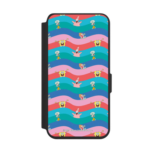 Samsung Galaxy S24 NIVOflip Spongebob Friends Colorful Waves