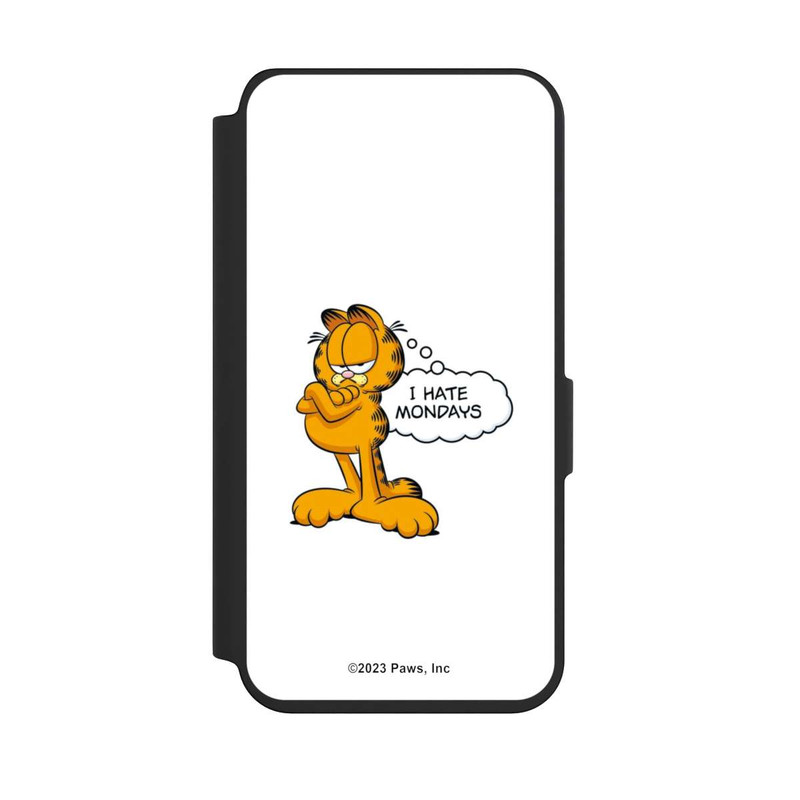 Galaxy S24 NIVOflip Garfield I Hate Mondays White