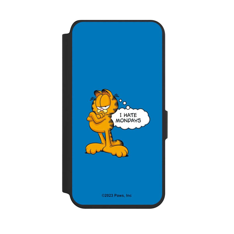 Galaxy S24 NIVOflip Garfield I Hate Mondays Blau