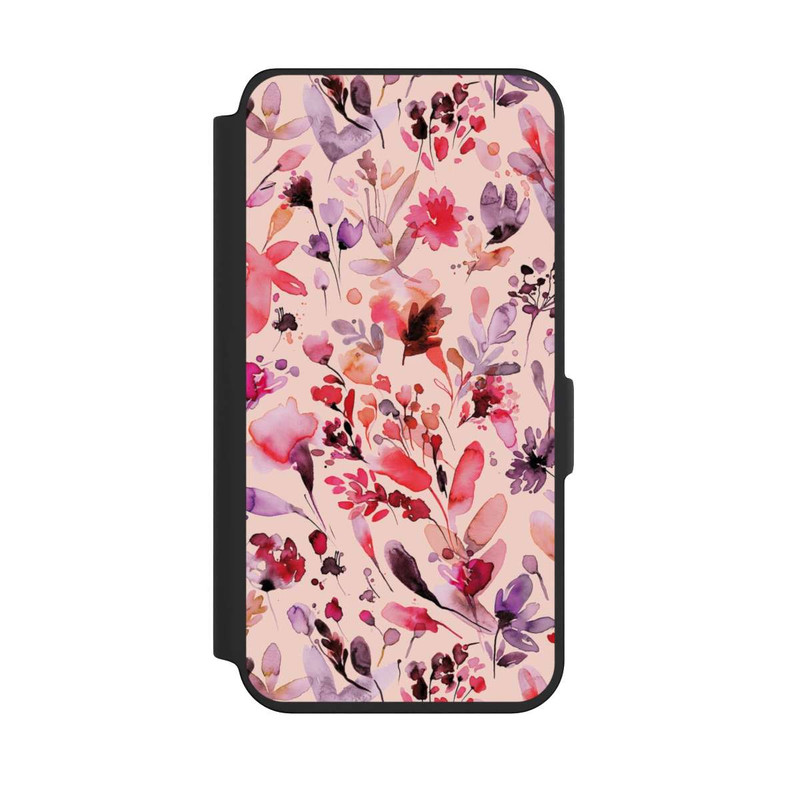 Galaxy S24 NIVOflip Fleurs artistiques Viva Magenta