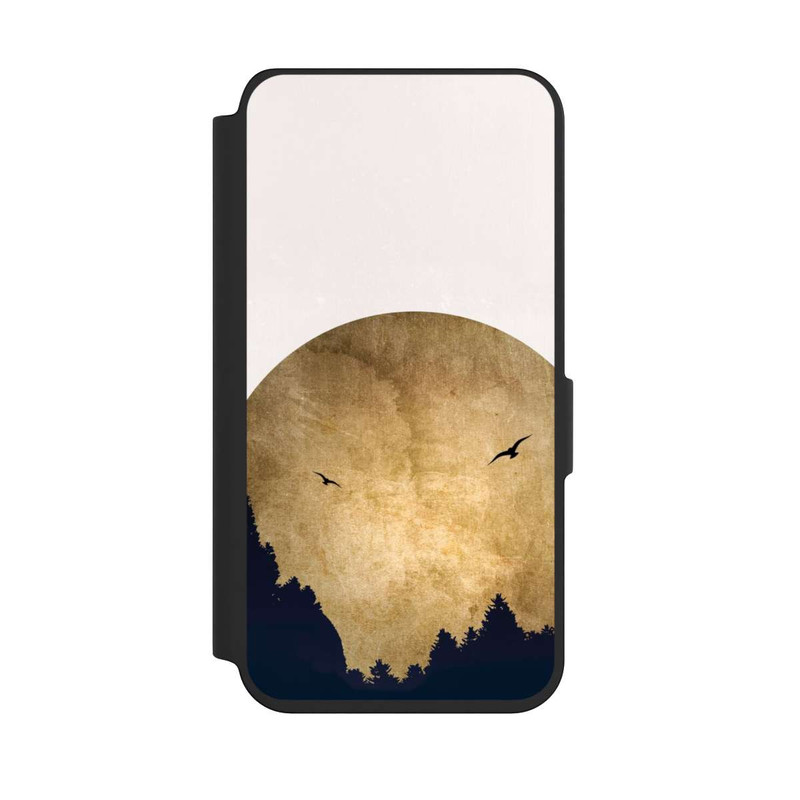 Galaxy S24 NIVOflip Zwei Vögel vor Mond