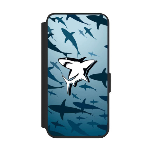 Samsung Galaxy S24 NIVOflip Haie Muster Blau