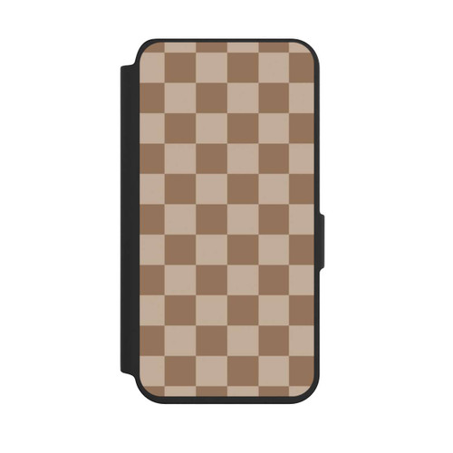 Samsung Galaxy S24 NIVOflip Braun Karo