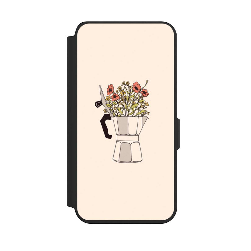 Galaxy S24 NIVOflip Fleurs Moka