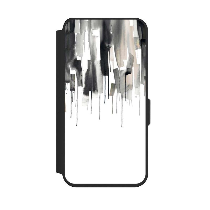 Galaxy S24 NIVOflip Watery Stripes Japandi Black