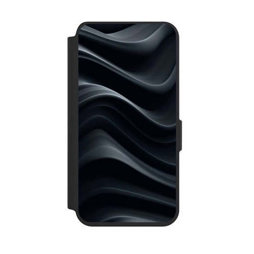 Samsung Galaxy S24 NIVOflip Black Waves Texture