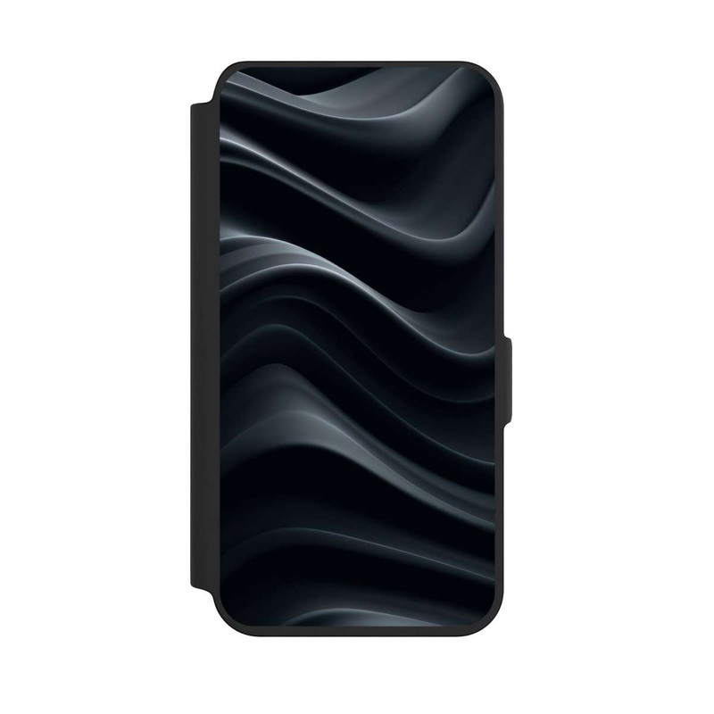 Galaxy S24 NIVOflip Black Waves Texture