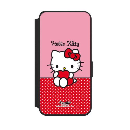 Samsung Galaxy S24 NIVOflip Hello Kitty sitzend mit Herz