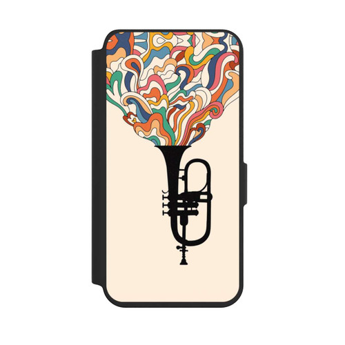 Samsung Galaxy S24 NIVOflip Flügelhorn Jazz bunt