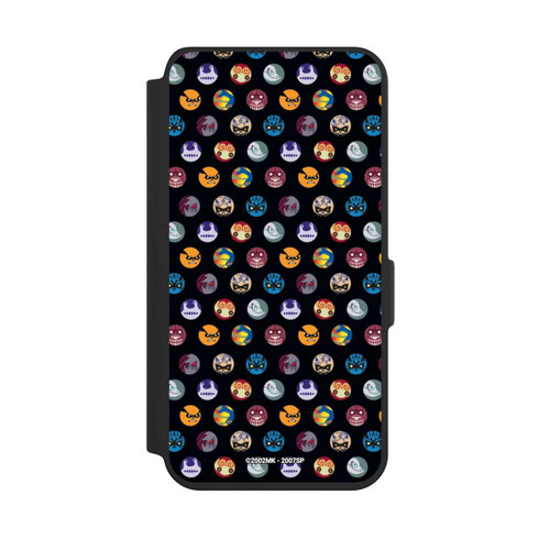 Samsung Galaxy S24 NIVOflip Bijuu Muster Schwarz