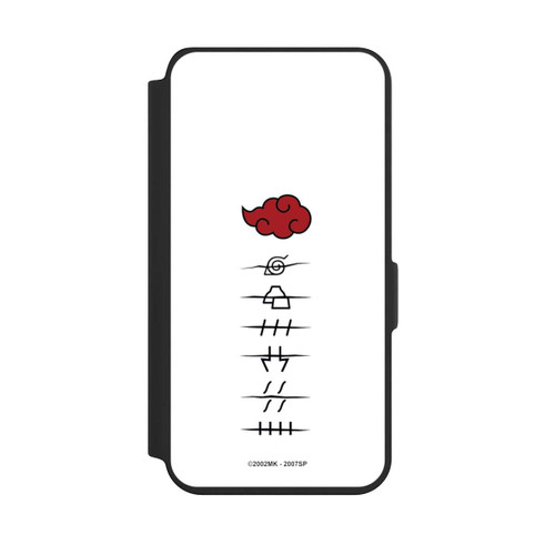 Samsung Galaxy S24 NIVOflip Akatsuki Mitgliedersymbole Weiß