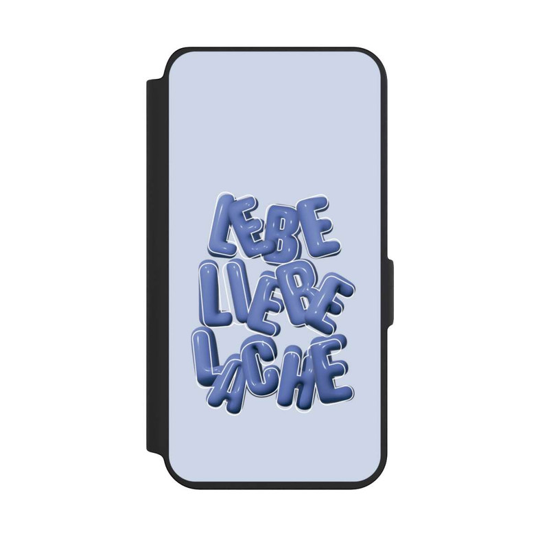 Galaxy S24 NIVOflip Lebe Liebe Lache Blue