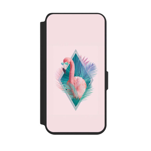 Samsung Galaxy S24 NIVOflip Tropical Leaves Flamingo