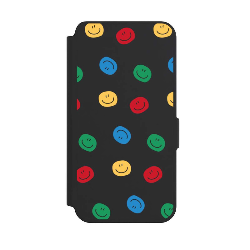 Galaxy S24 NIVOflip Smile Pattern Colorful