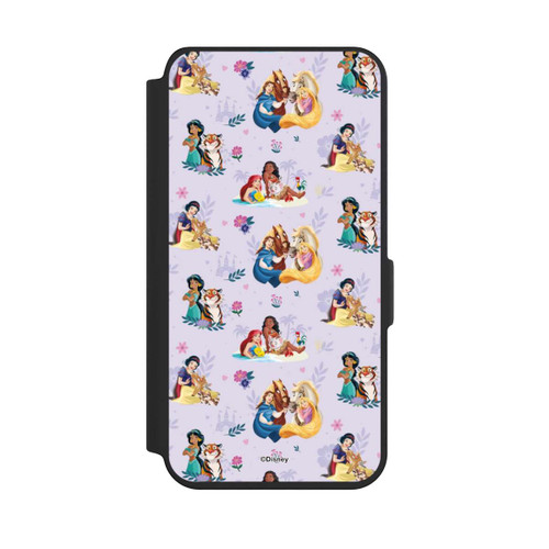 Samsung Galaxy S24 NIVOflip Princess Floral Pattern Purple
