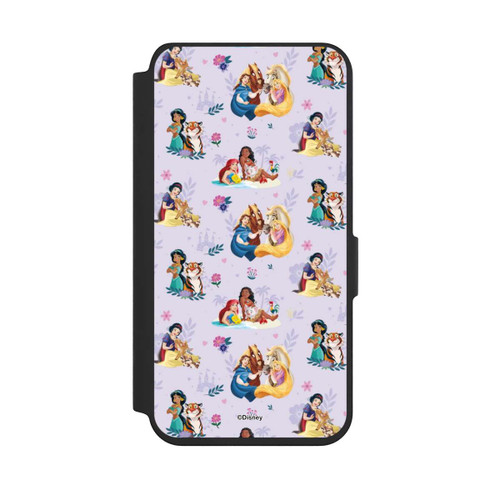 Samsung Galaxy S24 NIVOflip Princess Floral Pattern Purple