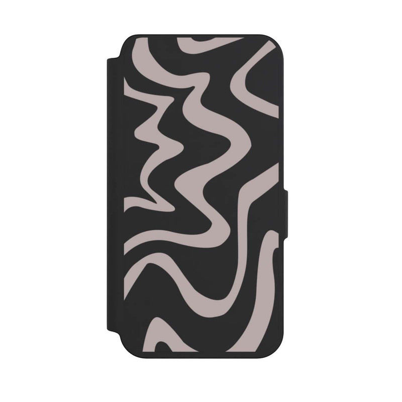 Galaxy S24 NIVOflip Linien Wellig Transparent