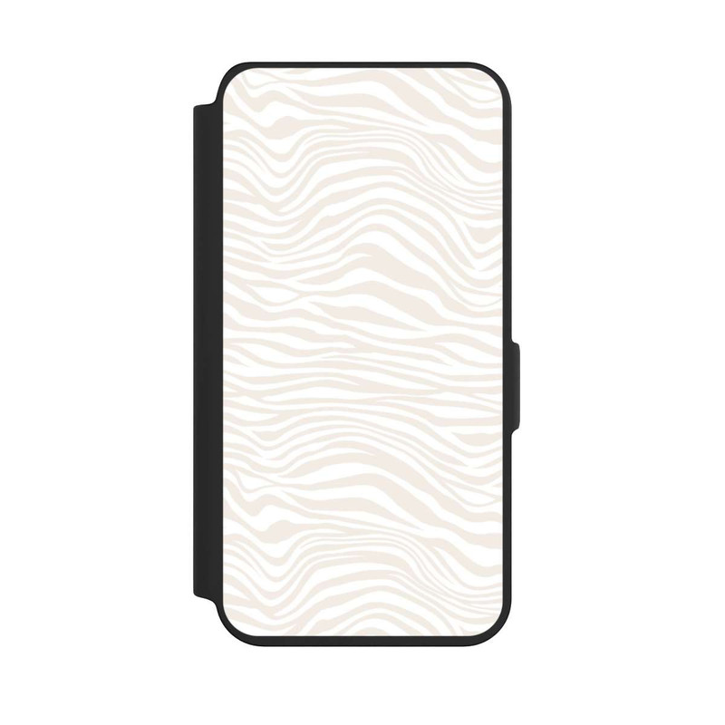 Galaxy S24 NIVOflip Motif Zèbre Marron