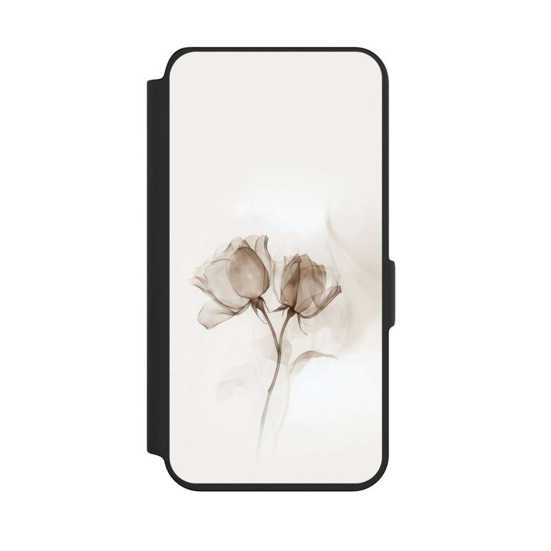 Galaxy S24 NIVOflip Braune Rose Blume Nebel