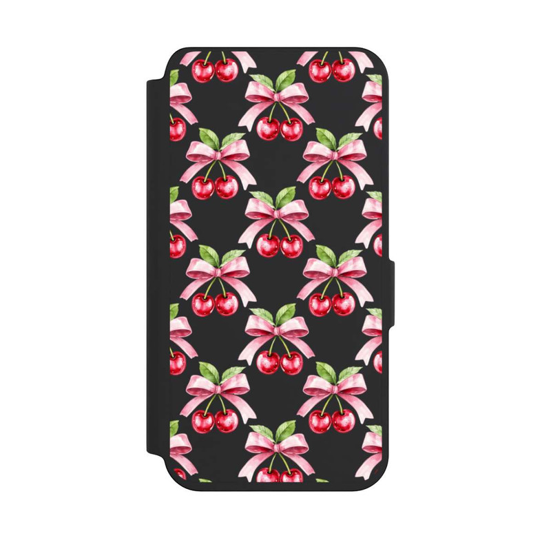 Galaxy S24 NIVOflip Kirsche Schleife Art mit KI