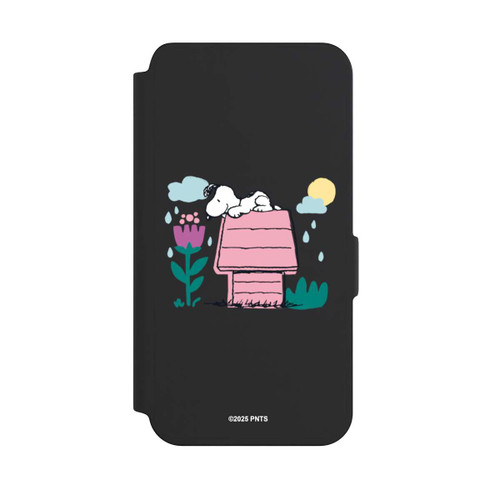 Samsung Galaxy S24 NIVOflip Snoopy Hundehütte Frühling transparent