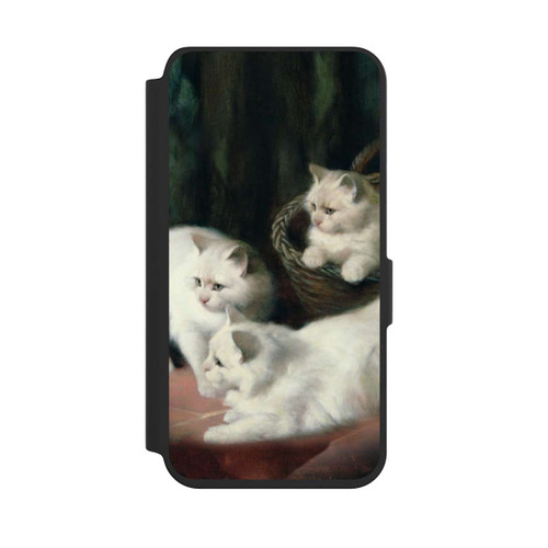 Samsung Galaxy S24 NIVOflip Three White Angora Kittens