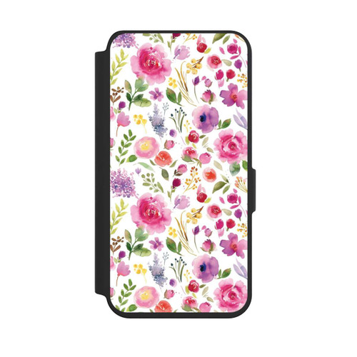 Samsung Galaxy S24 NIVOflip Roses Flowers Purple