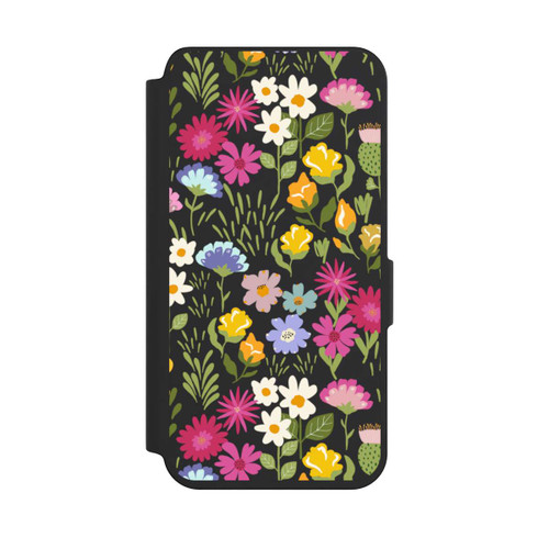 Samsung Galaxy S24 NIVOflip Bunte Sommerblumen Transparent