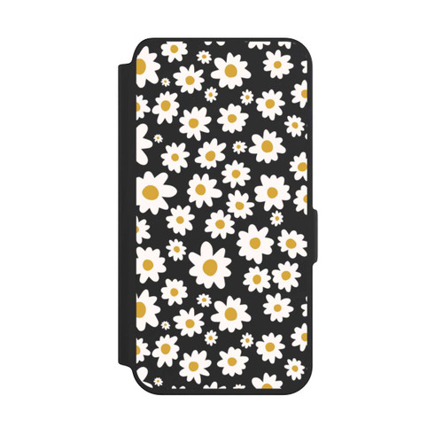 Samsung Galaxy S24 NIVOflip Daisy Flower Seamless Pattern Transparent