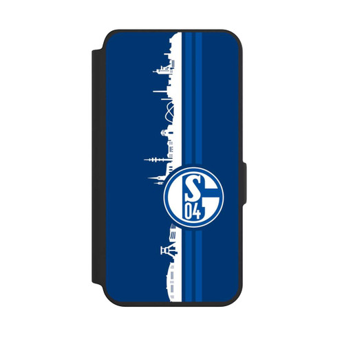 Samsung Galaxy S24 NIVOflip Schalke 04 Skyline Blau