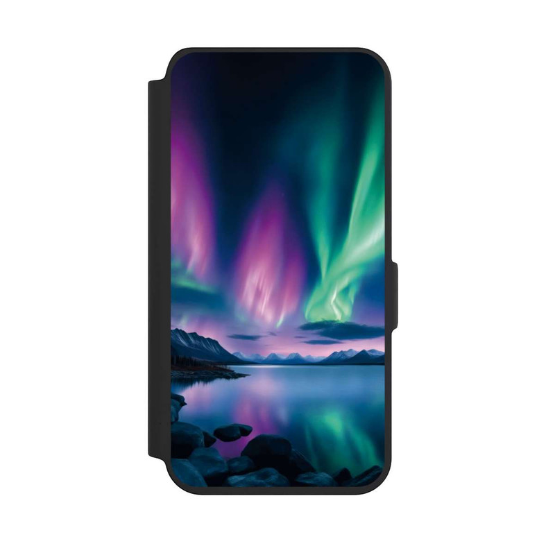 Galaxy S24 NIVOflip Aurora Borealis avec IA