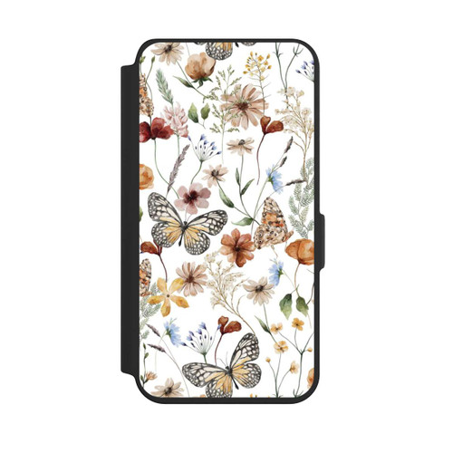 Samsung Galaxy S24 NIVOflip Wildflowers and Butterflies Pattern