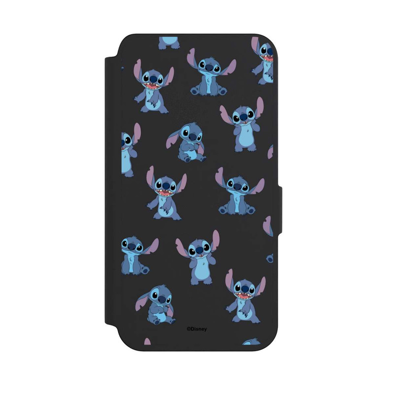Galaxy S24 NIVOflip Stitch Faces Pattern Transparent