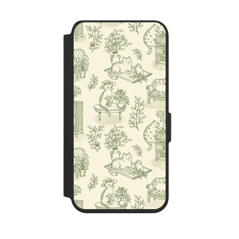 Galaxy S24 NIVOflip Chonky Cats Toile de Jouy