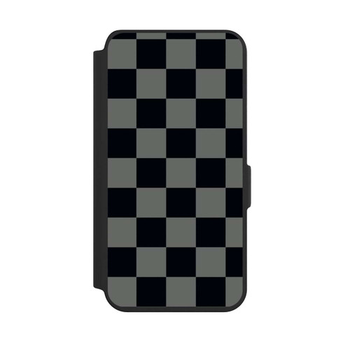Samsung Galaxy S24 NIVOflip Schachbrett Schwarz Grau