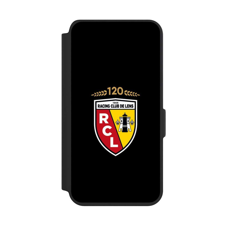 Galaxy S24 NIVOflip RC Lens 120 Jahre Jubiläums Logo schwarz