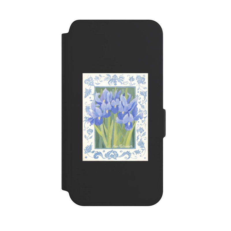 Galaxy S24 NIVOflip Blue Iris, by Jennifer Abbott