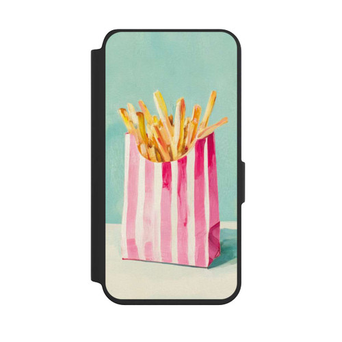 Samsung Galaxy S24 NIVOflip Retro Pommes Blau Watercolor