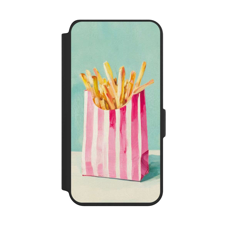 Galaxy S24 NIVOflip Retro Fries Blue Watercolor