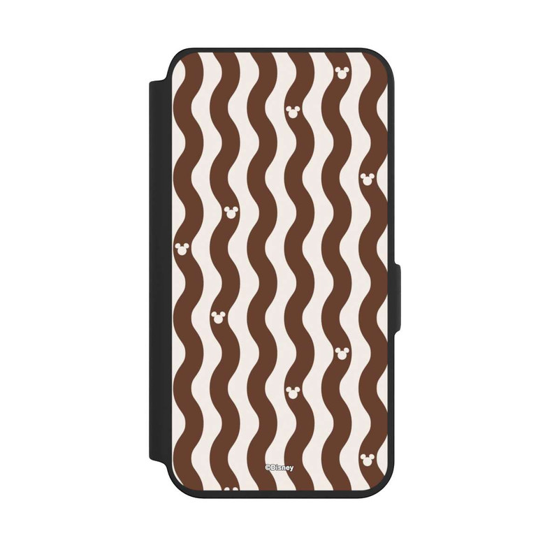 Galaxy S24 NIVOflip Micky Muster Braune Wellen