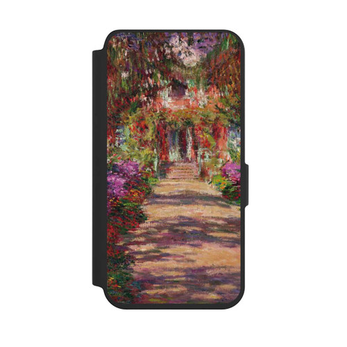 Samsung Galaxy S24 NIVOflip Eine Allee in Monets Garten in Giverny by Claude Monet