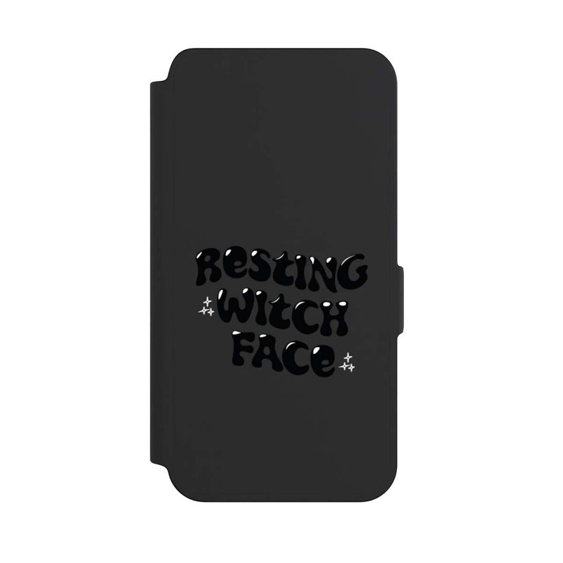 Galaxy S24 NIVOflip Resting Witch Face Transparent