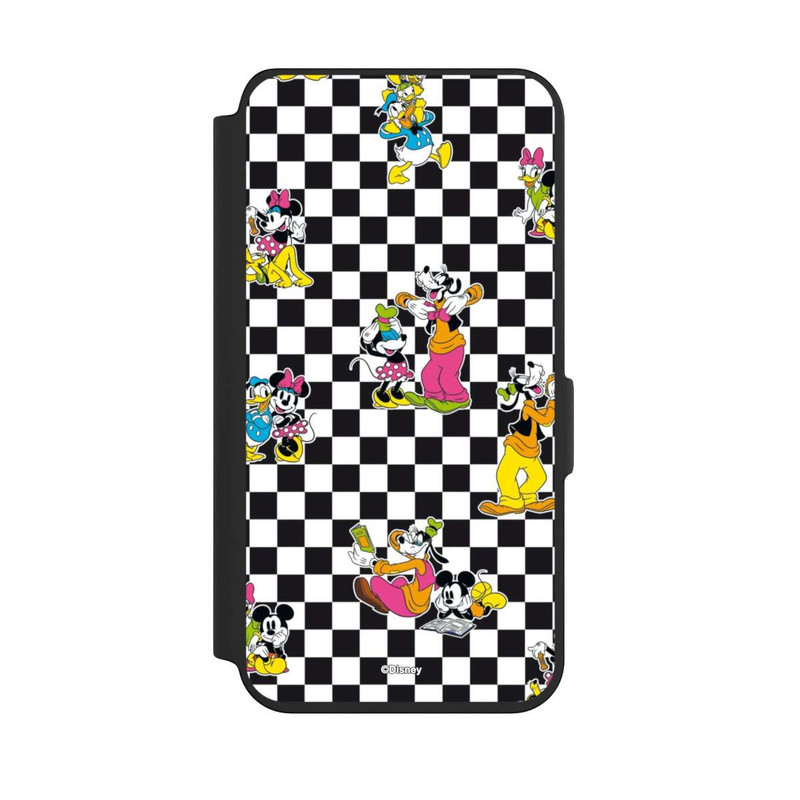 Galaxy S24 NIVOflip Donald and Friends Pattern Black and White