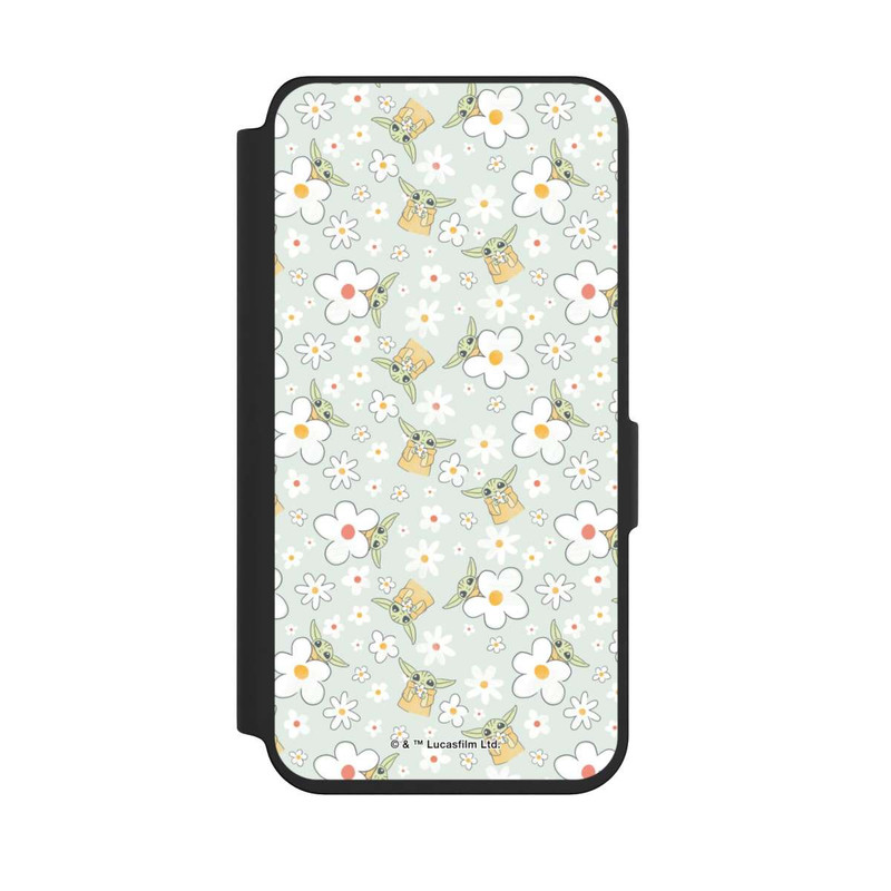 Galaxy S24 NIVOflip Baby Yoda Flower Pattern