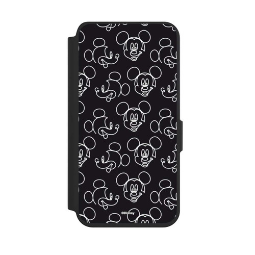 Samsung Galaxy S24 NIVOflip Disney Mickey Muster Schwarz