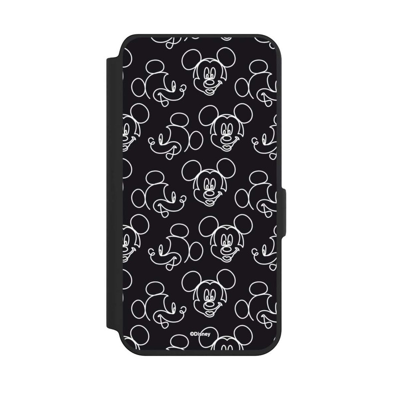 Galaxy S24 NIVOflip Disney Mickey Muster Schwarz