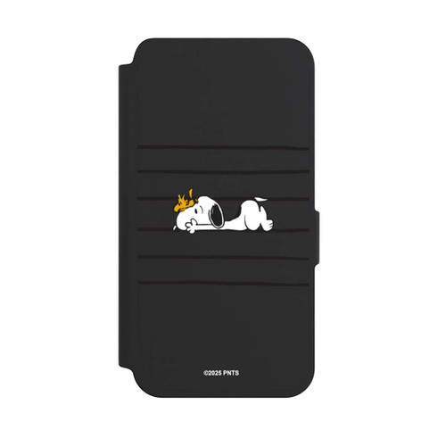 Samsung Galaxy S24 NIVOflip Snoopy Woodstock Streifen Peanuts Transparent