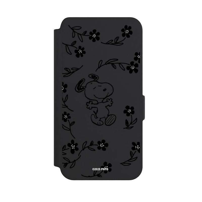 Galaxy S24 NIVOflip Snoopy und Flowers Transparent