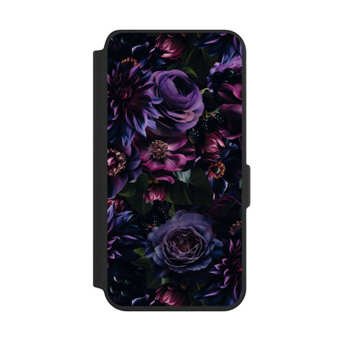 Samsung Galaxy S24 NIVOflip Dunkle Lila Blüten 
