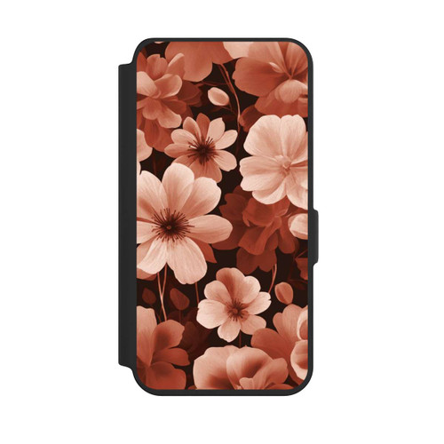 Samsung Galaxy S24 NIVOflip Rote Negativblumen mit KI